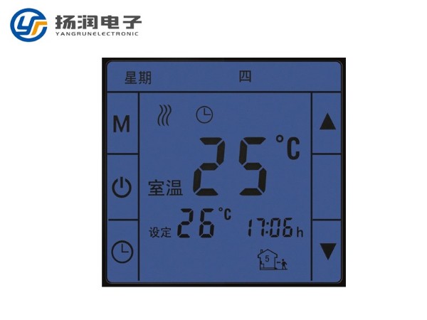 温器器显示屏-温控器段码屏定制-扬润电子