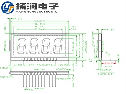 lcd段码液晶屏设计图纸分析-扬润电子