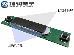 LCD段码屏和背光源的结构