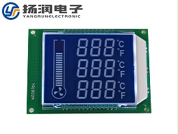 lcd断码屏与PCB电路板的连接方式